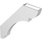 Ekena Millwork 3 1/2-in. W x 28-in. D x 34-in. H Olympic Architectural Grade PVC Knee Brace BRCP035X28X34OLY - alternate 3